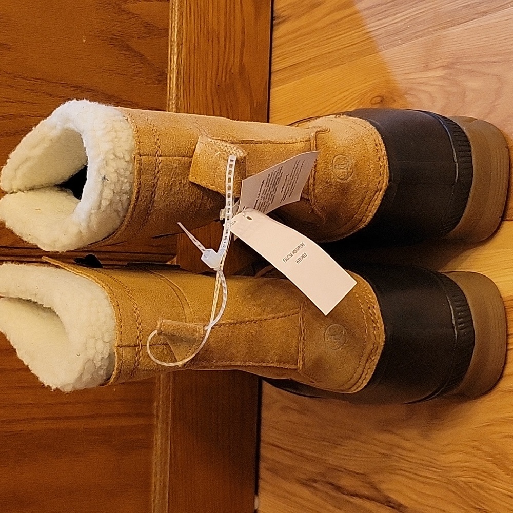 Lands' End Men's' Brown and Black Winter Boots - Picture 4 of 4